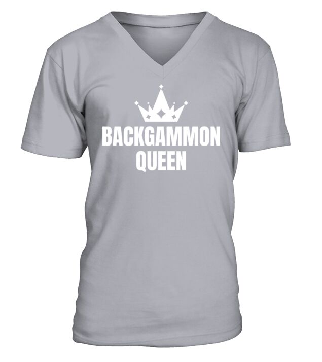 Backgammon queen V-Neck T-shirt