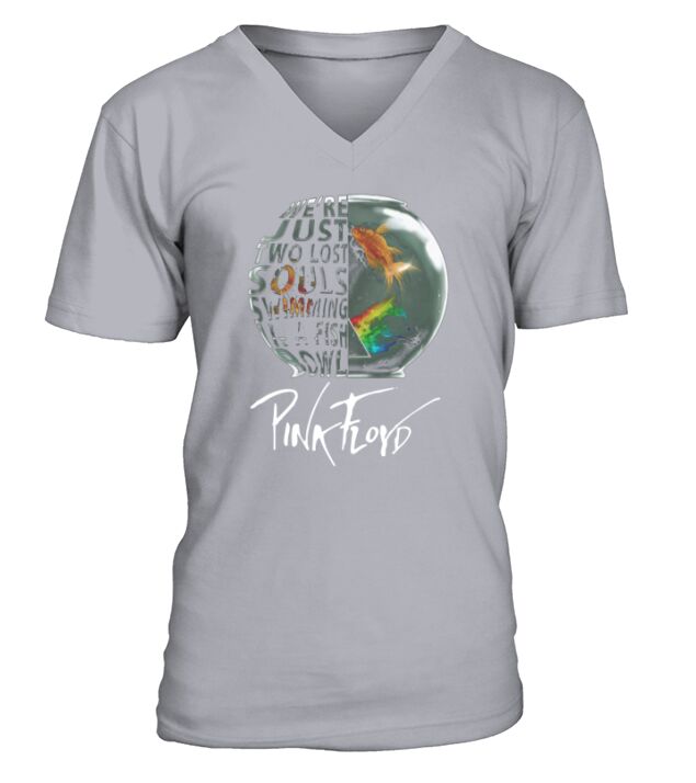 Pink Floyd Were Just Two lost Soul Swimming In The Fish Bowl V-Neck T-shirt