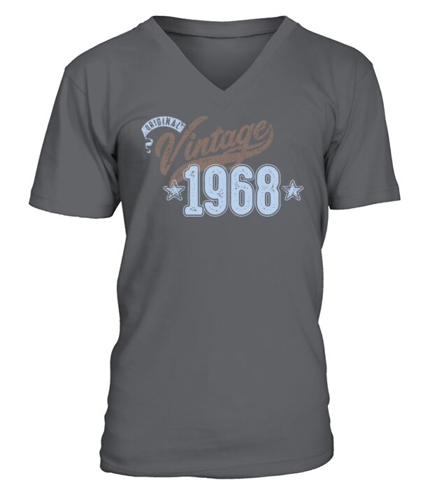 Original Vintage Birth Year 1968 V-Neck T-shirt