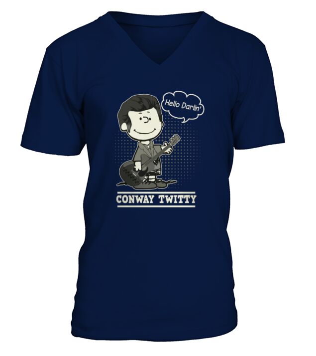 conway twitty V-Neck T-shirt
