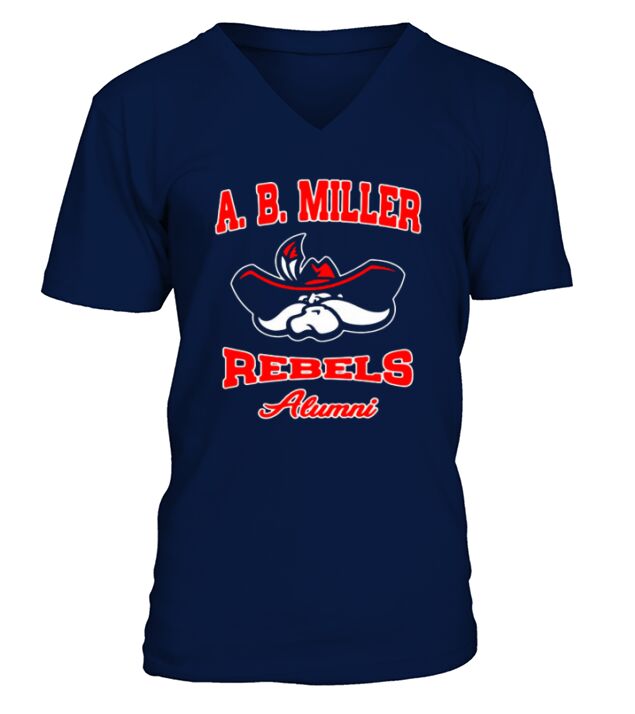 a.b. miller rebels alumni V-Neck T-shirt