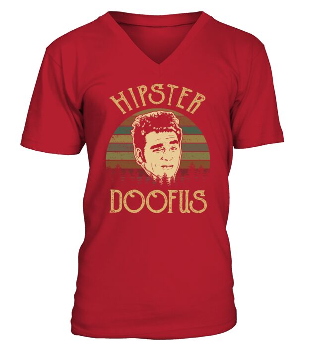 Hipster doofus V-Neck T-shirt