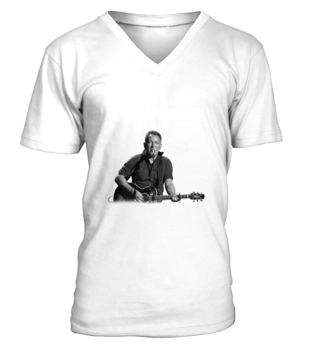 Yes I am old but I saw Bruce Springsteen on stage signature V-Neck T-shirt