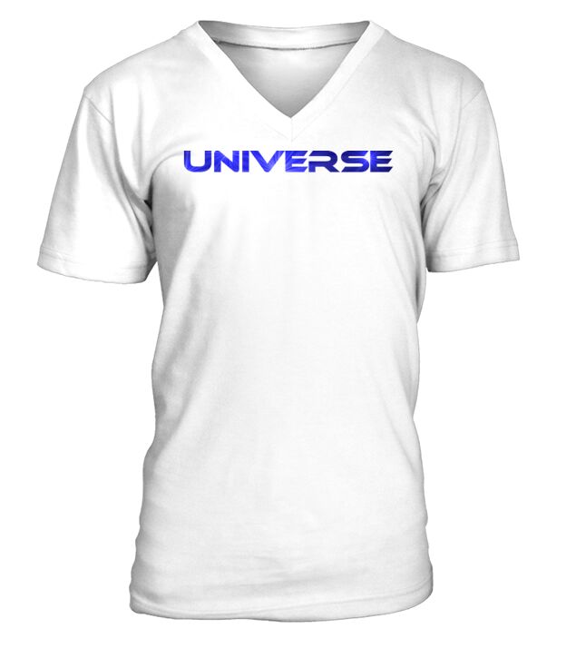 universe blue hoodie shirt V-Neck T-shirt