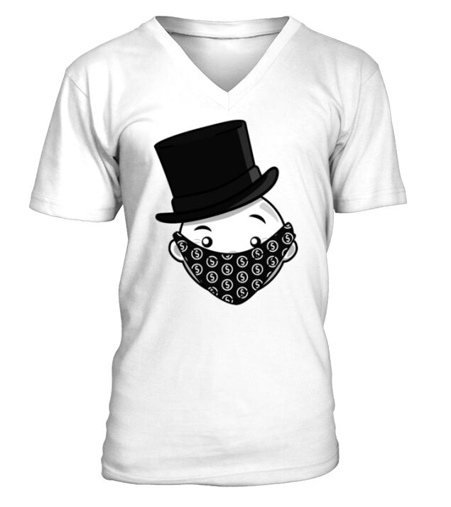Mr. Bandit Monopoly V-Neck T-shirt