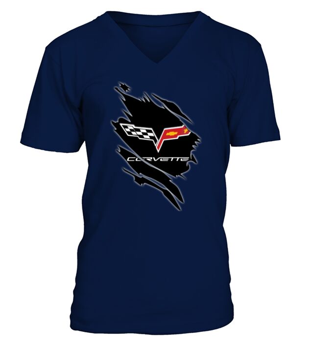 CORVETTE C6 CA V-Neck T-shirt