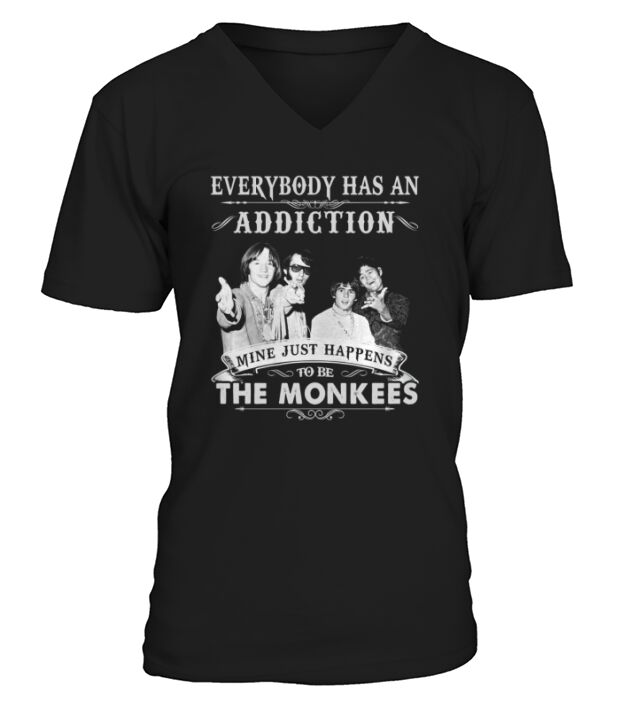 Limited Edition! I Love The Monkees V-Neck T-shirt
