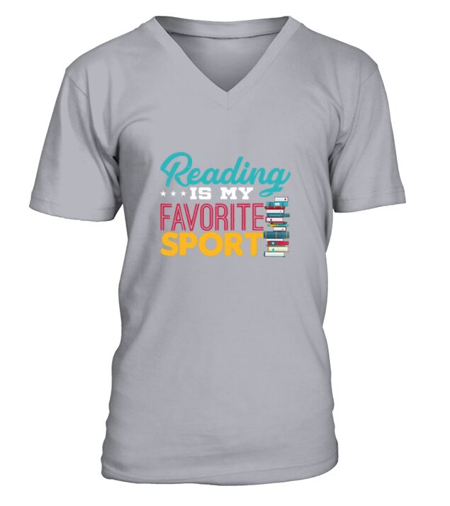 Reading is My Favorite Sport V-Neck T-shirt