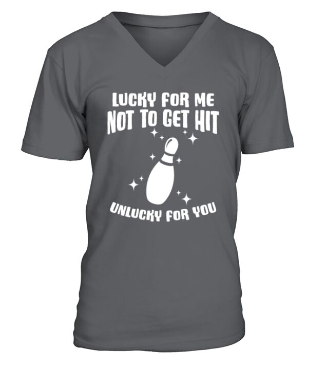 Pin Bowling Humor For A Spare Strike Lover Bowler V-Neck T-shirt