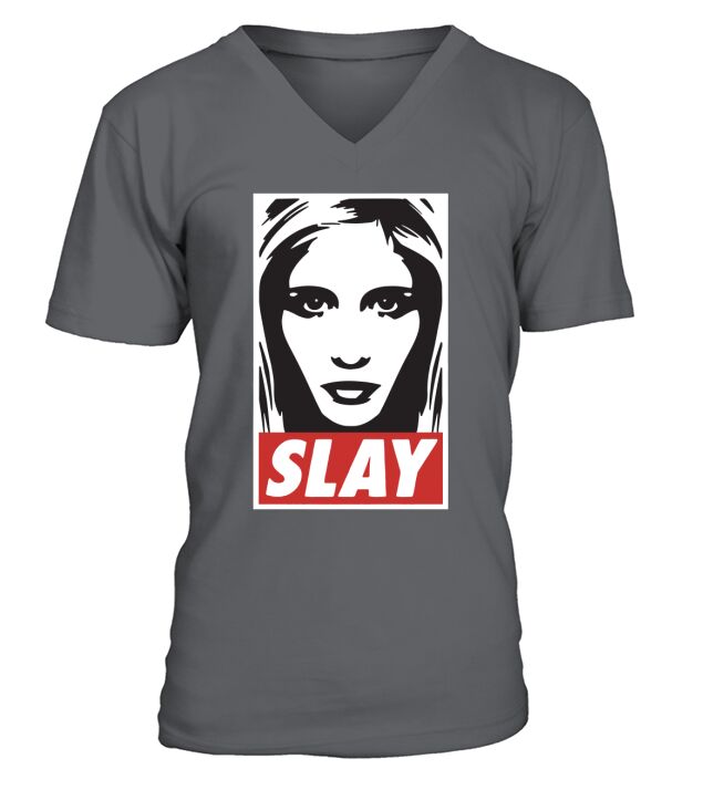 Buffy the vampire slayer Sarah Michelle Gellar T-Shirt - Ladies V-Neck V-Neck T-shirt