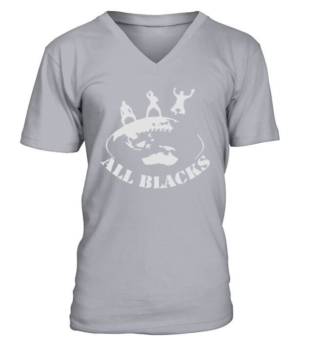 All Blacks Evolution T-Shirt V-Neck T-shirt