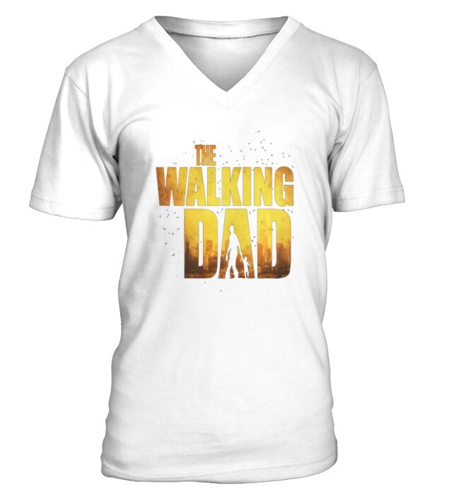 The Walking Dad T Shirts V-Neck T-shirt