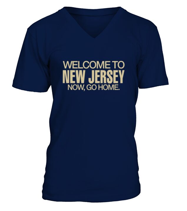 Jack Antonoff Welcome To New Jersey Now Go Home V-Neck T-shirt