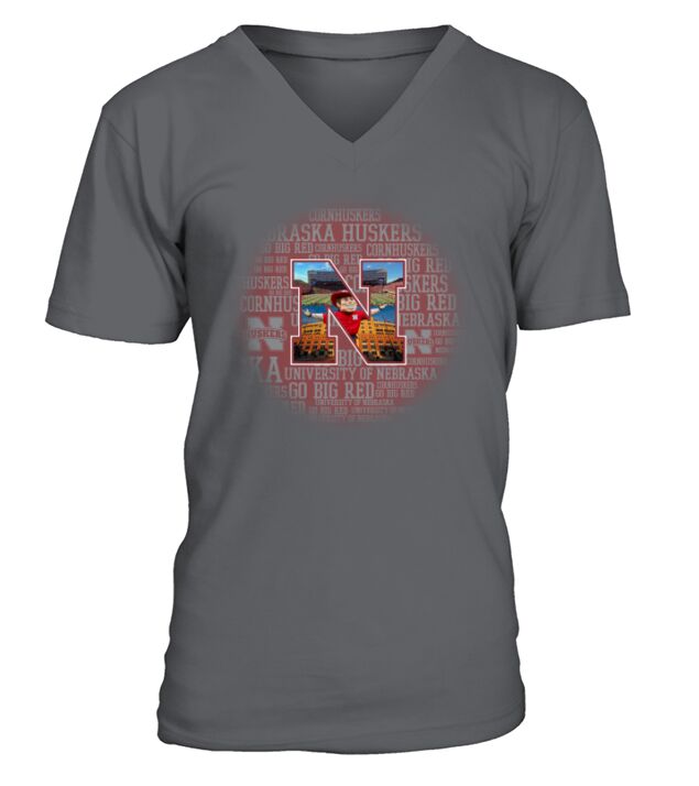 Nebraska Cornhuskers V-Neck T-shirt