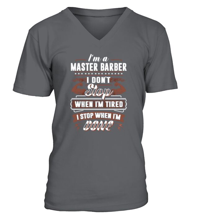 Master Barber V-Neck T-shirt