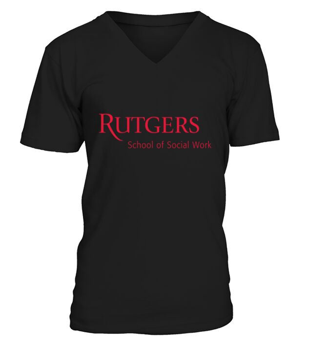 Rutgers University School of Social Work. V-Neck T-shirt