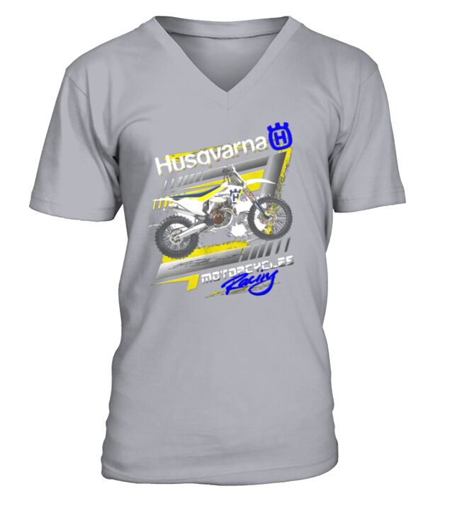 HUSQVARNA RACING - Sweat Shirt V-Neck T-shirt