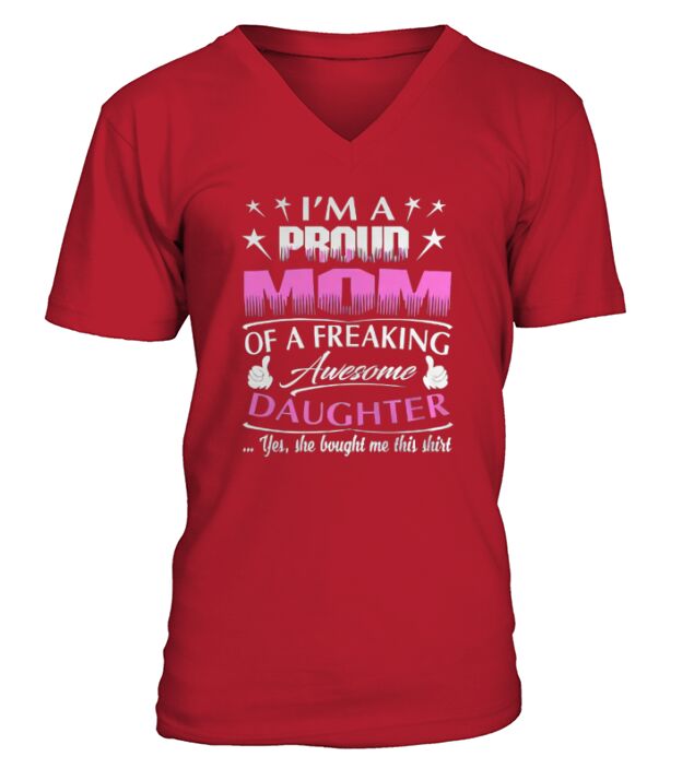 WOMENS MENS MOTHERS DAY GIFT V-Neck T-shirt