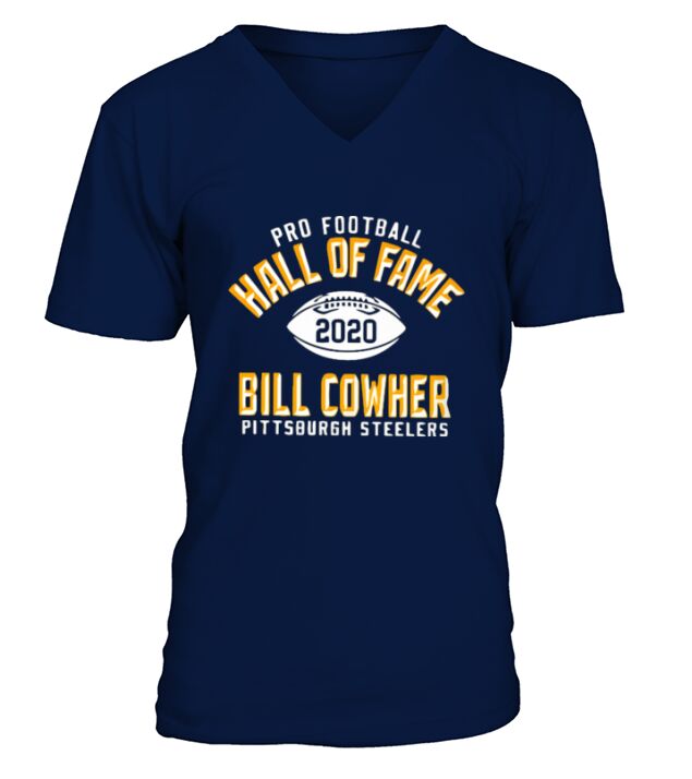 Pro Football Hall of Fame bill cowher V-Neck T-shirt