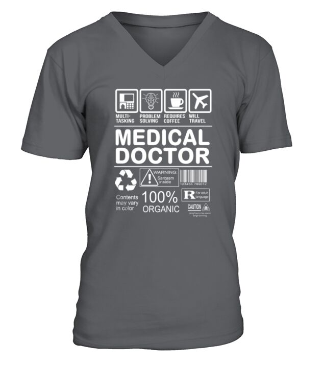 MEDICAL DOCTOR FMultiold V-Neck T-shirt