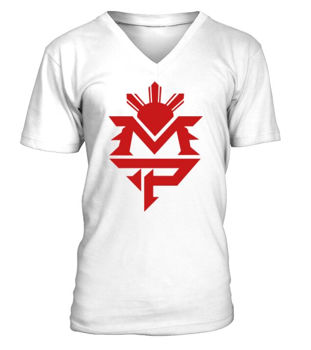 Manny Pacquiao Logo V-Neck T-shirt