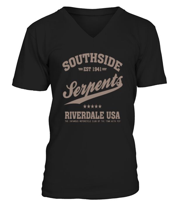 southside serpents riverdale V-Neck T-shirt
