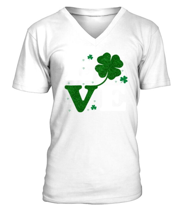 st patricks day   LOVE V-Neck T-shirt