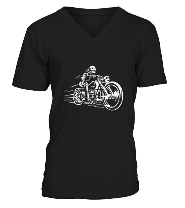 cafe racer chopper V-Neck T-shirt