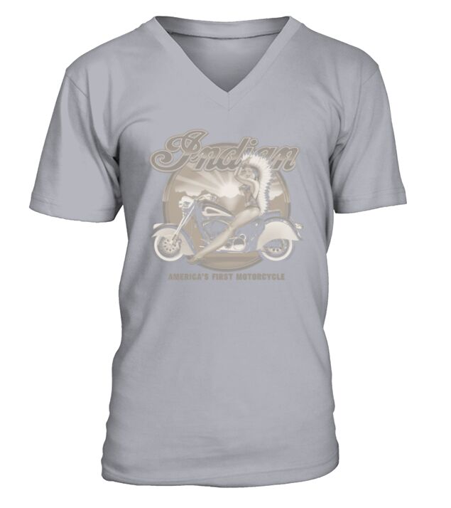Indian Motorcycles. V-Neck T-shirt