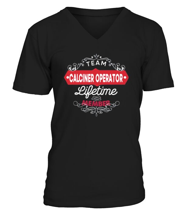 Funny Tshirt For CALCINER OPERATOR V-Neck T-shirt