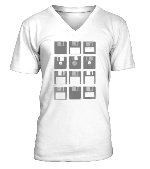 FLOPPY DISK TEE V-Neck T-shirt