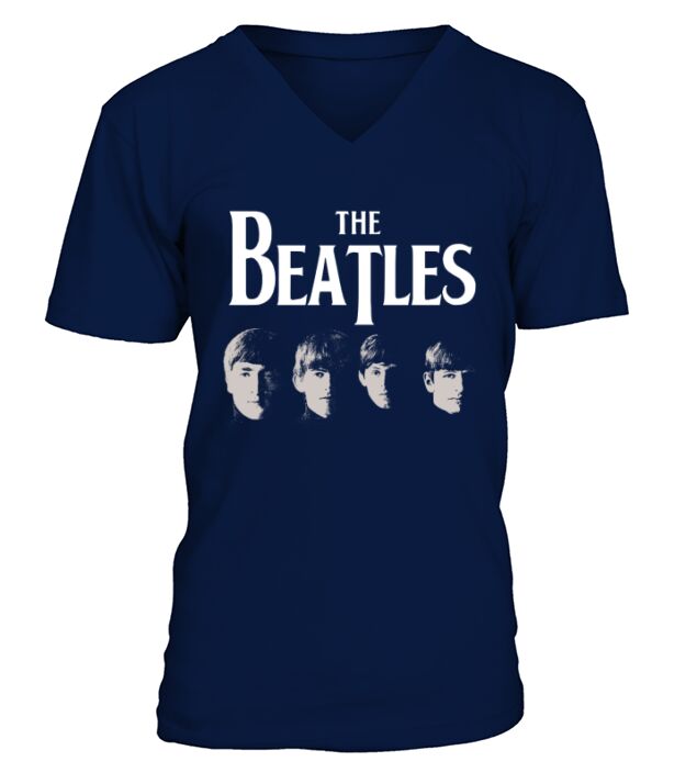 Beatles Head V-Neck T-shirt