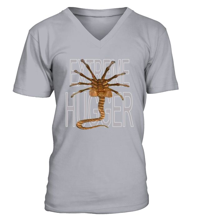 Facehugger Alien Hugs T-Shirt V-Neck T-shirt