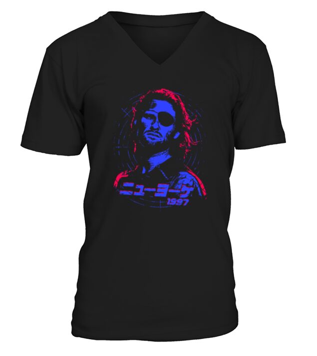 ESCAPE FROM NEW YORK 1997 JAPANESE - Ladies V-Neck V-Neck T-shirt