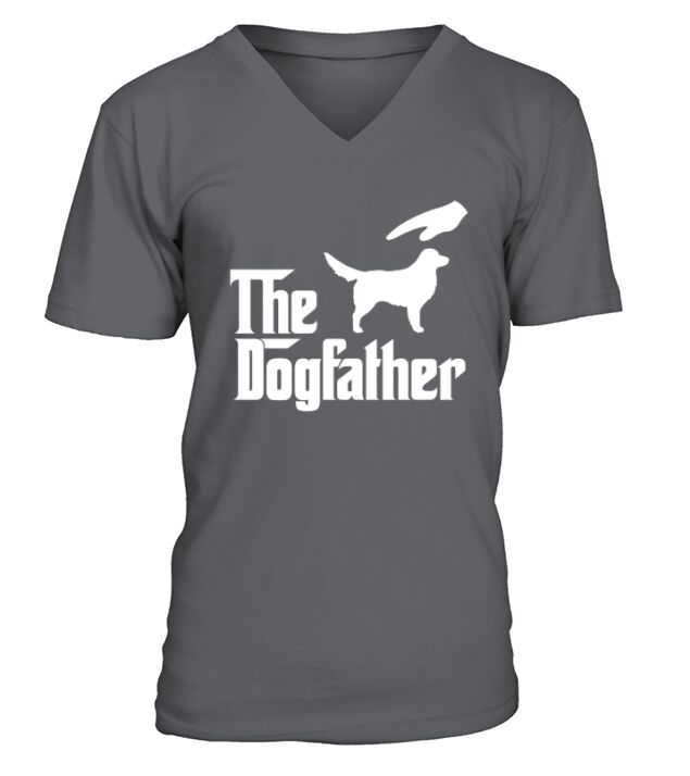 The Dogfather Nova Scotia Duck Tolling Retriever V-Neck T-shirt