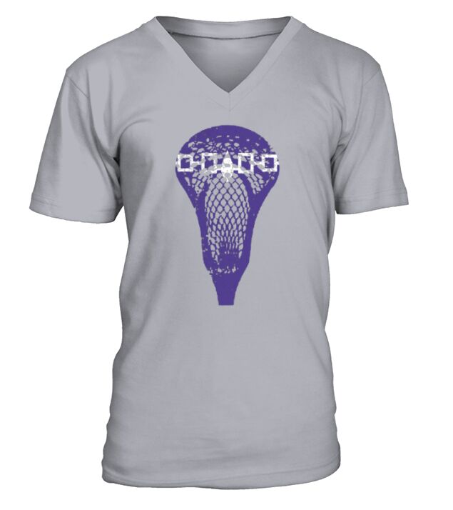 Flag of the Iroquois Lacrosse Shirt V-Neck T-shirt