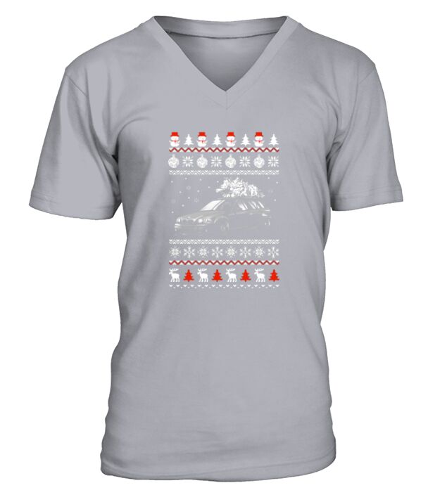 Official E46 Touring Christmas V-Neck T-shirt