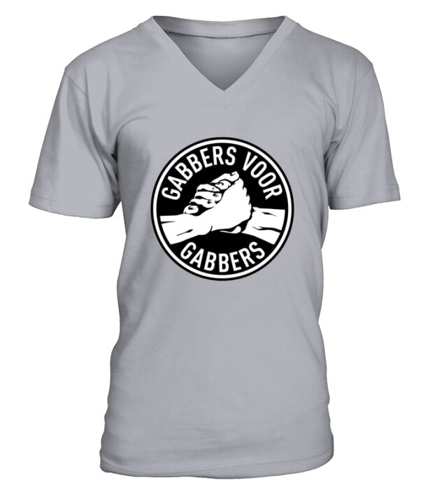 Gabber voor Gabbers V-Neck T-shirt