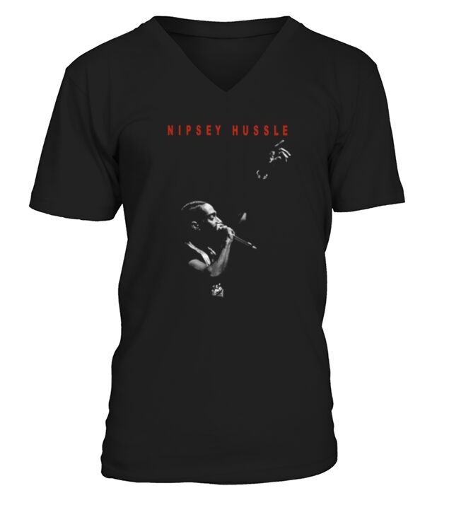 Nipsey Hussle V-Neck T-shirt
