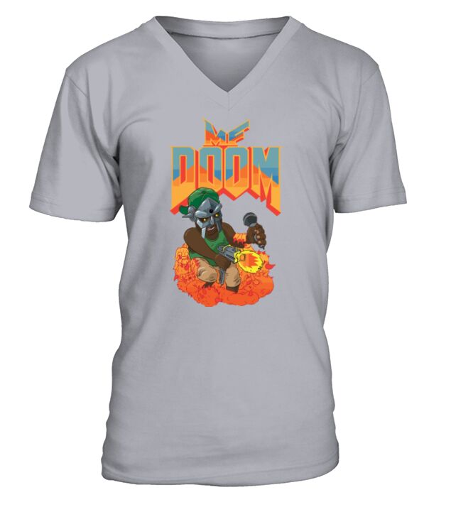 MF DOOM Knee Deep in the Dead V-Neck T-shirt