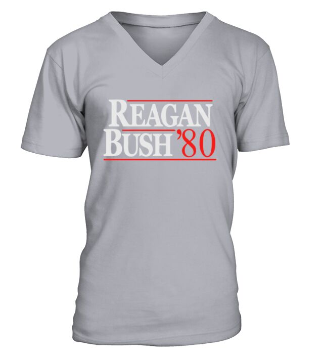 Reagan Bush 1980 Election Shirt V-Neck T-shirt