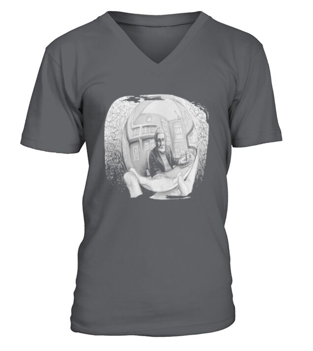 Cromo i escher V-Neck T-shirt