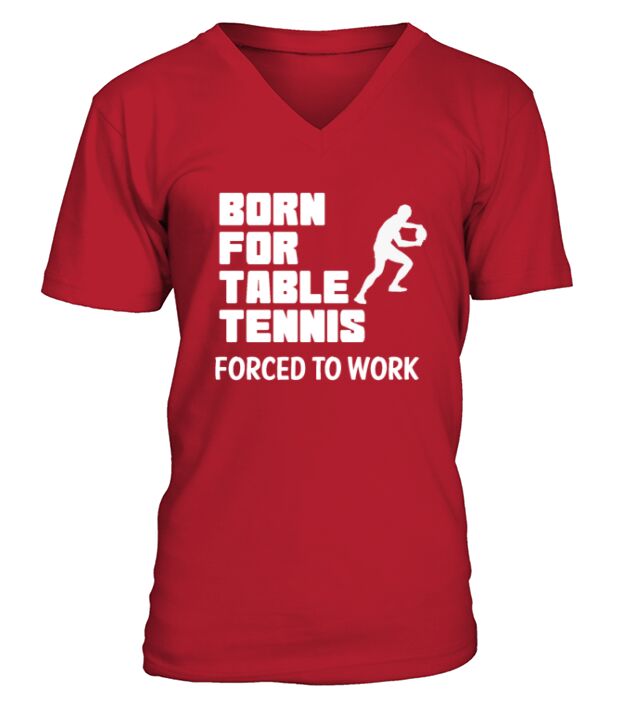 Table Tennis V-Neck T-shirt