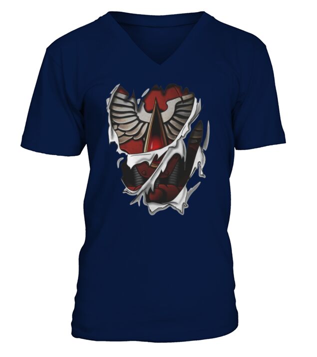 BLOOD ANGELS ARMOR V-Neck T-shirt