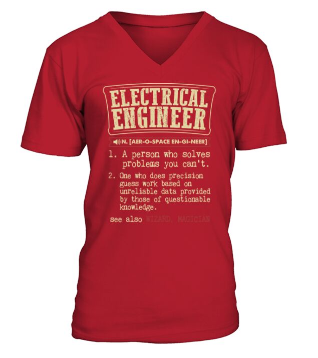 Electrical Engineer Meaning T Shirt Men's V-Neck T-shirt