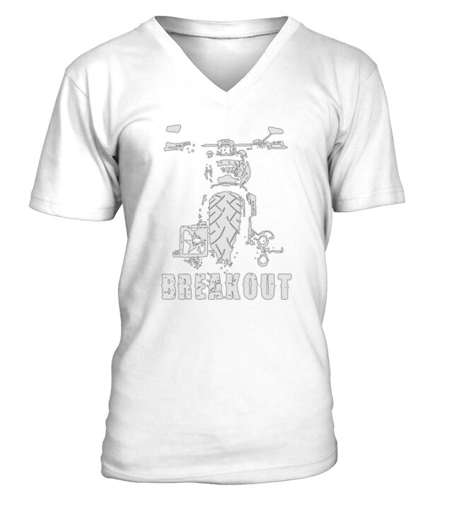 MOTO BREAKOUT V-Neck T-shirt