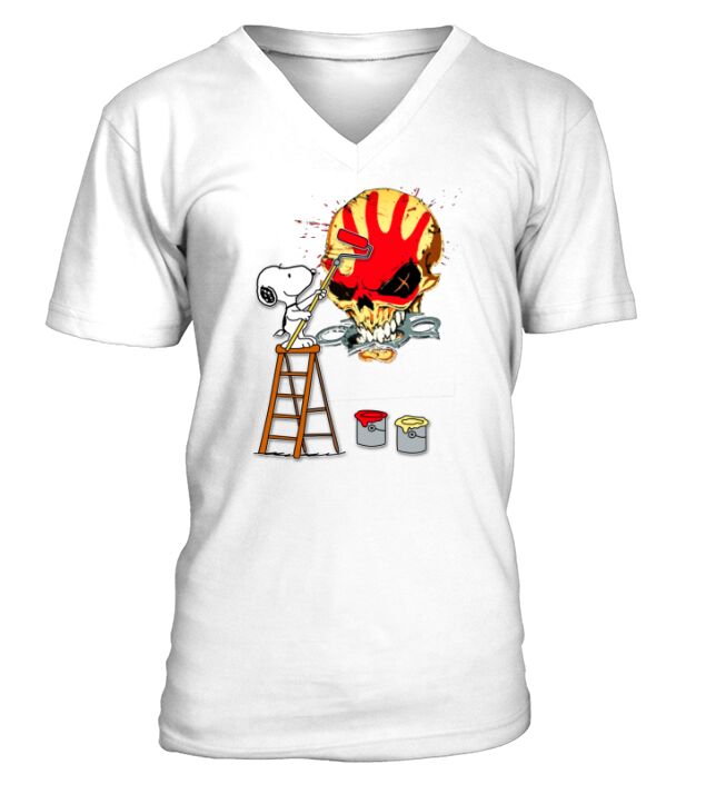 dog Five Finger Death Punch V-Neck T-shirt
