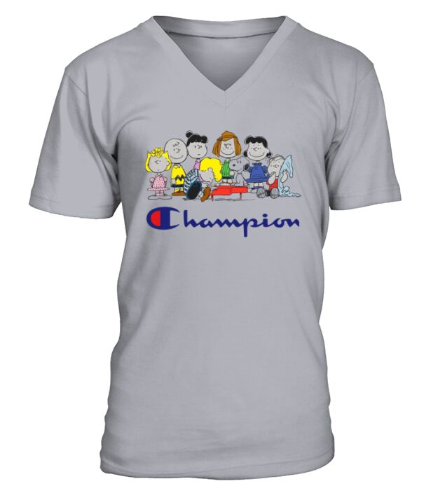 Snoopy and Friends Champion Peanuts V-Neck T-shirt