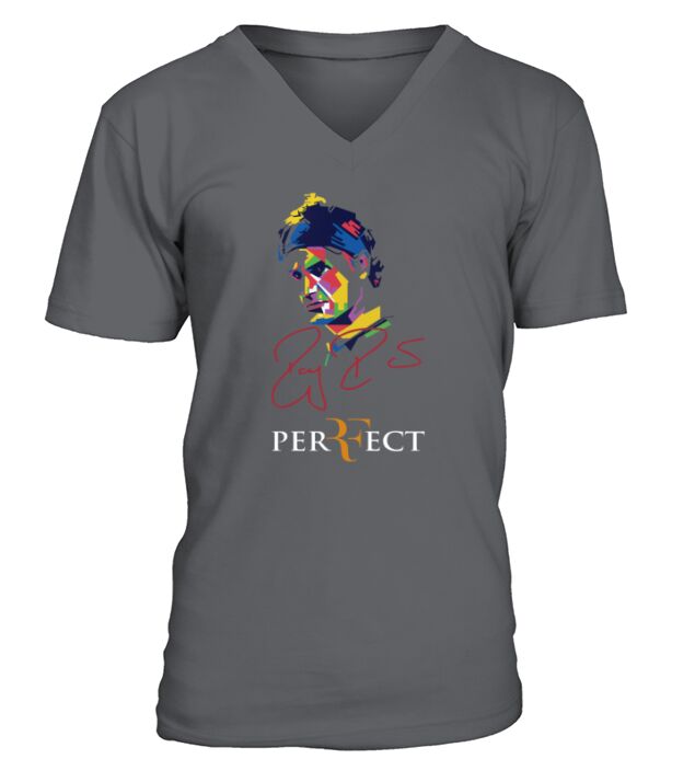 Perfect Roger Federer V-Neck T-shirt