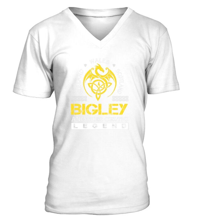 Ireland Wales Scotland BIGLEY Another Celtic Legend Name Shirts V-Neck T-shirt